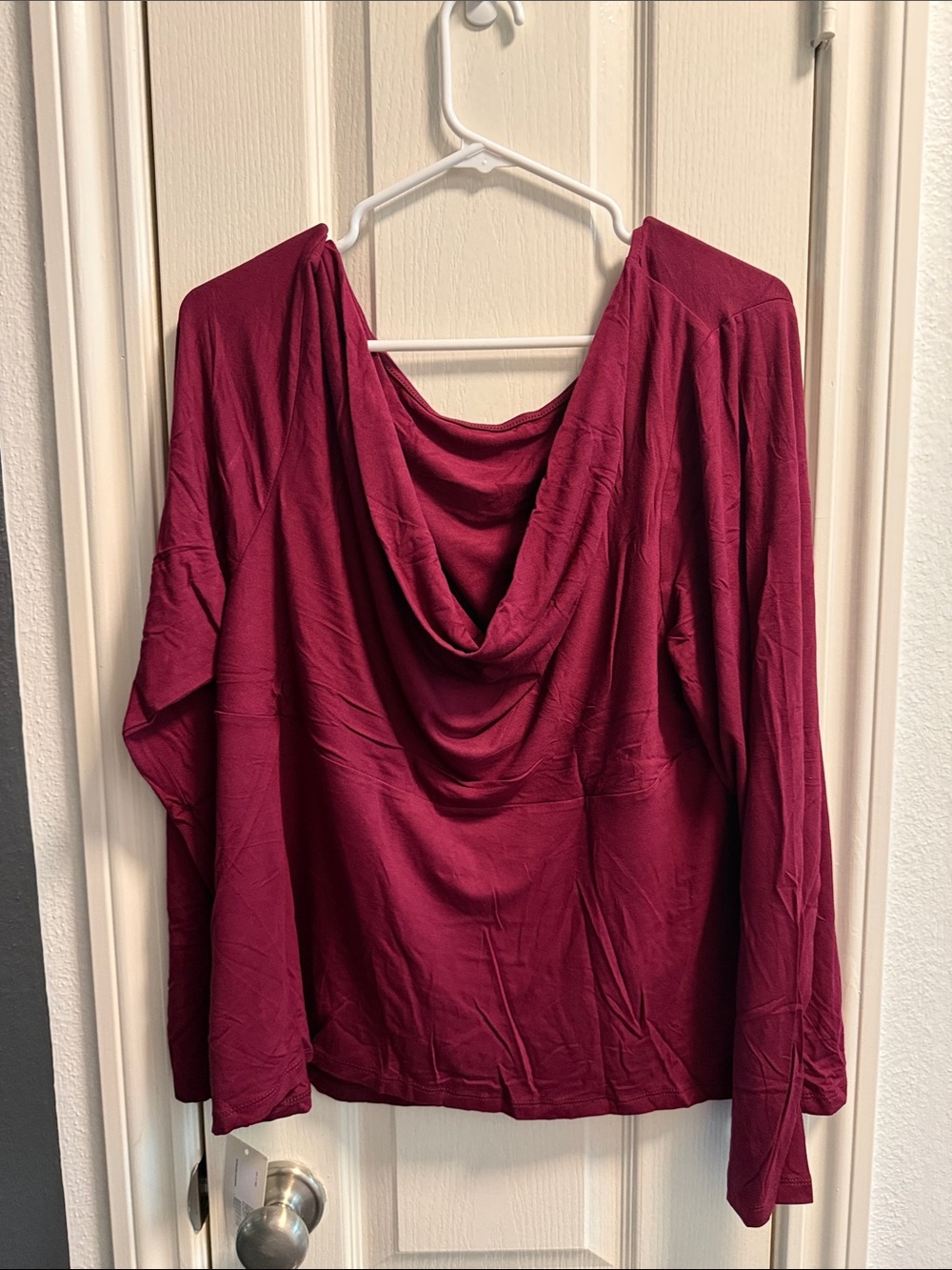 Women’s Long Sleeve Cowl Neck